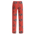 thumbnail image 7 of Spider Hero Women's Pajama Pants Loose Lounge Wear Elastic Waist Drawstring Sleepwear Graphic Printed Casual Home Pajamas Soft Straight Leg Pj Bottoms for Everyday Comfort, Red, XXXL, 7 of 7