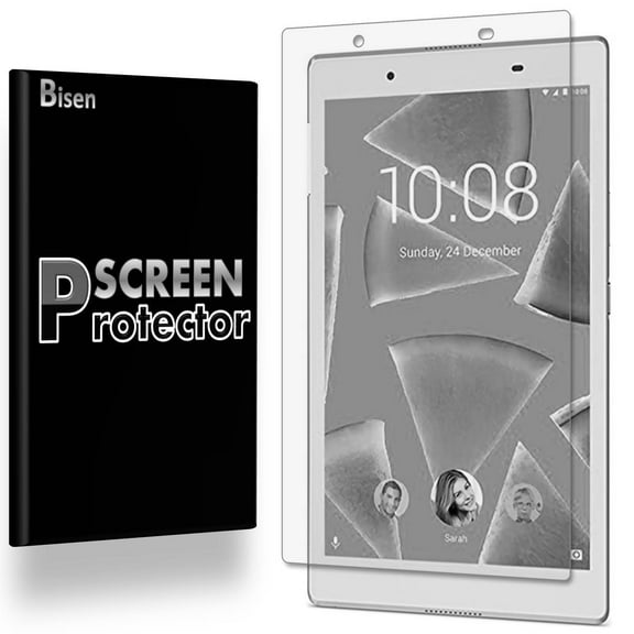 Fit For Lenovo Tab 4 8" [3-PACK BISEN] Screen Protector, HD Clear, Anti-Scratch, Anti-Shock, Anti-Bubble