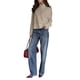 thumbnail image 3 of Suéter de Cuello Alto para Mujer, Jersey de Punto Grueso de Larga, Jersey Básico de Moda para Otoño e Invierno. Caqui L, 3 of 8