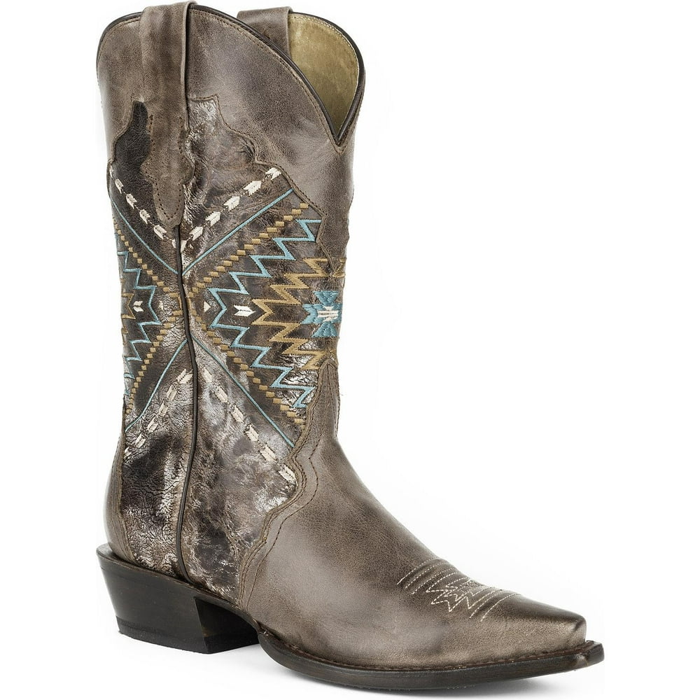 snip toe western booties