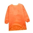 thumbnail image 3 of Kids Waterproof Apron Painting Drawing Eating Smock Bib Orange_M 90-150cm, 3 of 3