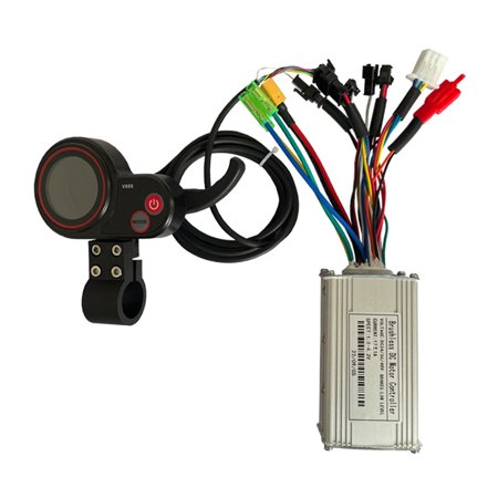 Waterproof Brushless DC Controller LCD Panel Aluminium Alloy Steady Speed Motor Brushless Controller for Electric Accessories