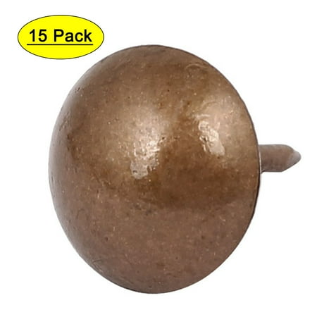 

7/16 Dia Round Head Thumbtack Upholstery Decorative Nail Thumb Tack 15PCS