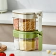thumbnail image 6 of Kitchen Grid Seasoning Organizer - Multi-Compartment Storage Containers Jars for Pepper, MSG & Spices, Space-Saving Countertop Organizer, 6 of 9
