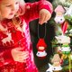 thumbnail image 3 of Adornos de peluche de gnomo navideño, 3 paquetes, juguete de peluche de Navidad con patas, adornos hechos a mano, decoración navideña de elfo de Papá Noel, Navidad, 3 of 5
