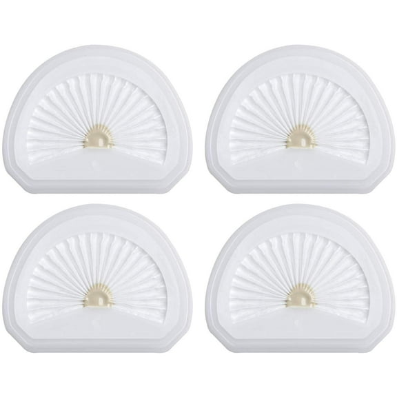4Pack VLPF10 Replacement Filters Compatible with Black and Decker Hand Vacuum Filter Model # HLVA315J62 HLVA320J00 HLVA315j & N575266