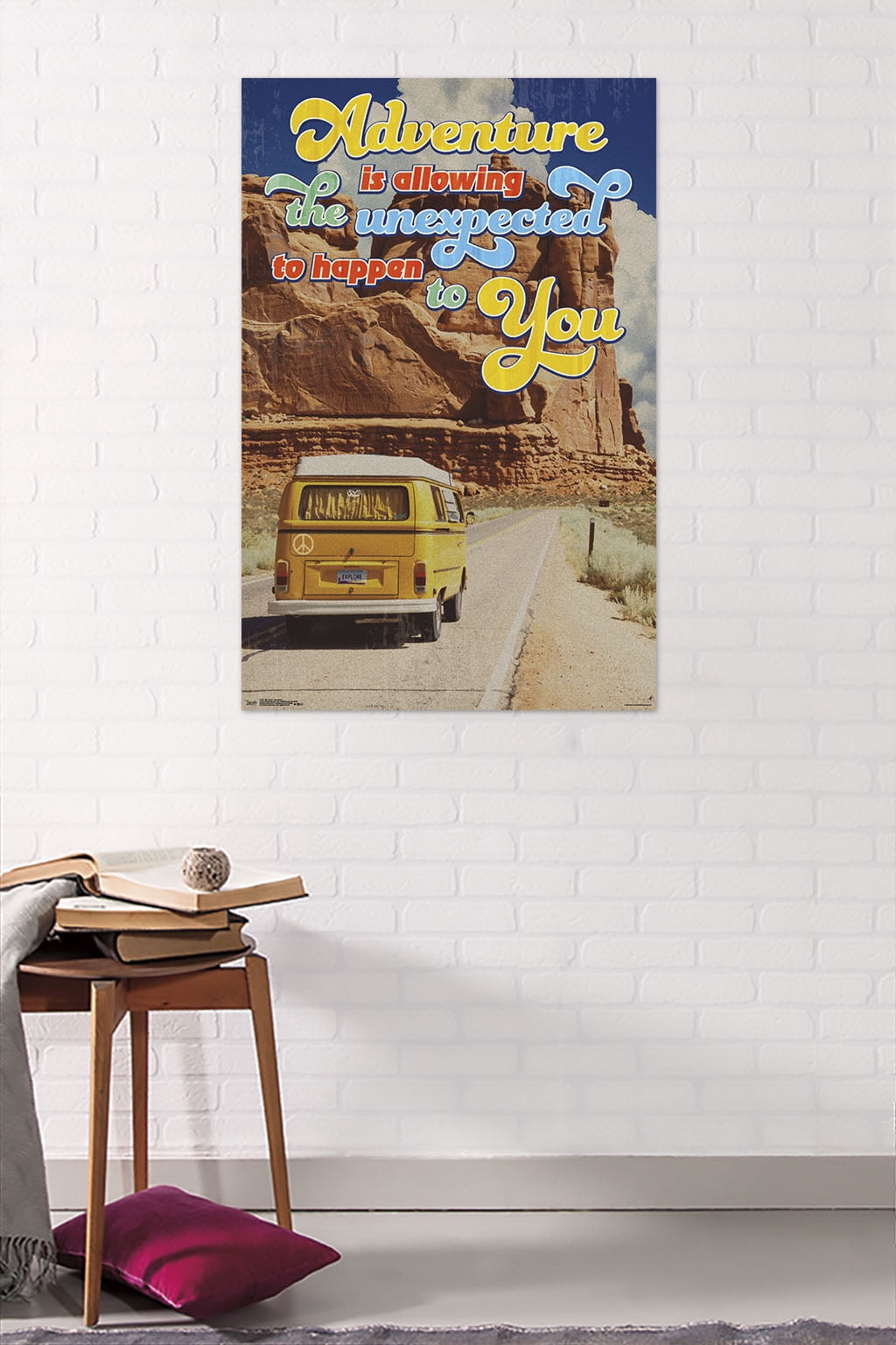 Old Van - Adventure Is Allowing The Unexpected Wall Poster, 22.375" x 34"