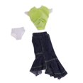 thumbnail image 1 of Conjuntos de verano Sunnimix para Blythe 2 piezas Camiseta y de media Longitud, 1 of 8