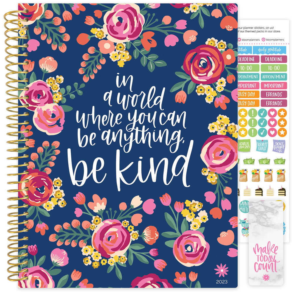 Monthly & Weekly Inspirational Agenda Book Celestial January 2022 - December 2022 - Passion/Goal Organizer HARDCOVER bloom daily planners 2022 Calendar Year Day Planner 5.5 x 8.25 