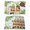 Green Gold Ivory, variant on Placemats Set of 6, St. Patrick's Day Woven Placemat, Linen Place Mats for Kitchen/Dining Tables, Cute Gnomes Lucky Shamrocks Green Black Plaid Washable Table Mats for Party
