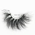 BONINGGG Thick And Long Eyelashes 27mm Extra Long With Layered 3D
