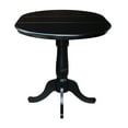 thumbnail image 4 of 36" Round Top Pedestal Table with 12" Leaf, 34.9"H, 4 of 8