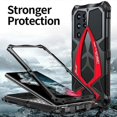 thumbnail image 3 of Metal Case For Samsung S24 Ultra, Military Rugged Heavy Duty Shockproof Case, Full Body Tough Dustproof Case For Samsung S24 Ultra, 3 of 5