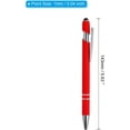 thumbnail image 2 of 6 Pack Ballpoint Pens with Stylus Tip, 2 in 1 Metal Pen Black Ink 1.0mm Medium Point Stylus Pen for Touch Screens, 2 of 6