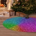 thumbnail image 6 of KLL 30" Christmas Tree Skirt Colorful Glitter Xmas Tree Skirts Mat for New Year Xmas Holiday Party Indoor Outdoor Home Decoration, 6 of 7