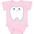 thumbnail image 3 of Inktastic Cute Tooth Boys or Girls Baby Bodysuit, 3 of 5