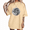 apricot-1, variant on UNISHE Women's Grayscale Full Moon Copy Moon Joy Minimal Celestial Graphic Short Sleeve T-shirt Relaxed Fit