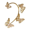 thumbnail image 3 of Fiudx Pendientes In Moda, Joy In Aleación y Clip, Elegantes Pendientes In Clip para Mujer, Elegantes Accesorios de Fiesta, Regal de Banquete de Boda, Tamaño 6 Cm Incluido., 3 of 6