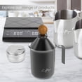 thumbnail image 3 of LIGHTZER Manual Milk Frother, 14 oz Stainless Steel Latte Cappuccino Coffee Foamer with Wooden Handle, 3 of 8