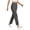 Dark Gray, variant on BOMYJESK Womens Golf Pants Dressy Casual Work Travel Pant Stretch High Waist Ankle Pant Lightweight Yoga Sweatpants Beige XL