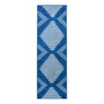 thumbnail image 3 of Unique Loom Kai Collection Area Rug - Warrior (2' x 6' Runner Navy Blue/Ivory), 3 of 7