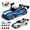 8601-Black (1 Battery), variant on 1/24 Scale 4WD RC Drift Car, 2.4GHz Full Proportional Remote Control Racing Car, 30KM/H Electric Sports Vehicle Model RTR Gift for Adult