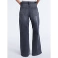 thumbnail image 4 of Scoop Women’s and Women’s Plus Baggy Wide Leg Jeans, Sizes 0-26, 4 of 5