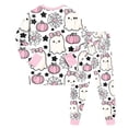 thumbnail image 6 of 8-9 Years Girls Halloween Set Cute Cartoon Print Long Sleeved Homewear Two Piece Set Halloween Pajamas Toddler Girl Cute Pjs For Girls, 6 of 9