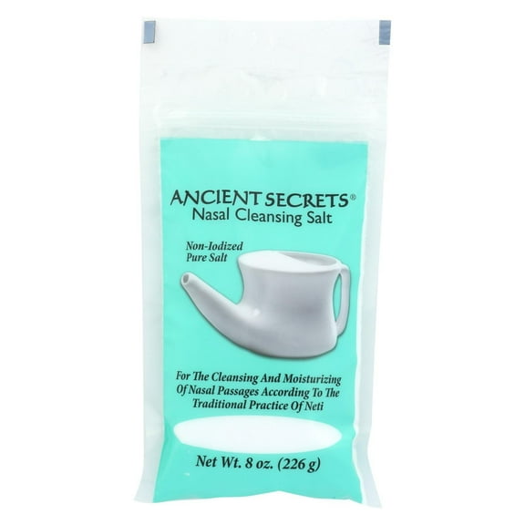 Ancient Secrets Nasal Cleansing Salt 8 oz 221689 2 PACK OC