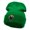 Kelly Green, variant on Hot Air Balloon Trip Embroidered 12 Inch Solid Long Beanie - Kelly Green One Size