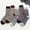 020 Wine,White,Gray,Army Green,Black, variant on 5 Pairs Women's Vintage Style Thick Wool Warm Winter Crew Socks