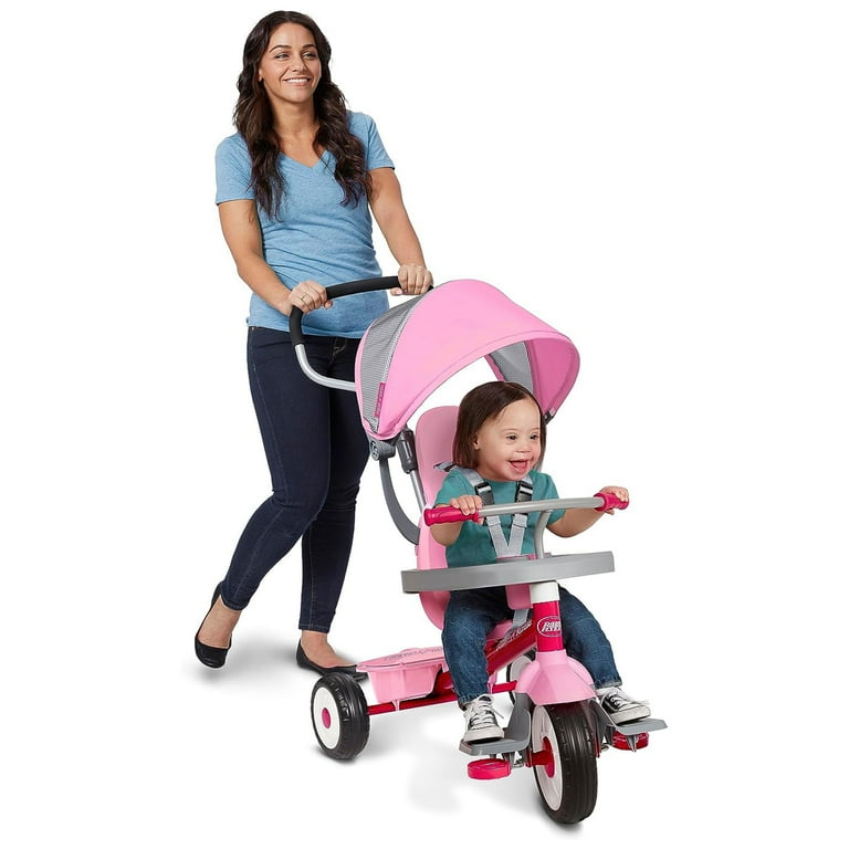 Radio Flyer 4 in 1 Stroll n Trike Grows with Child Pink