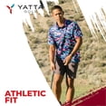 thumbnail image 4 of YATTA GOLF Standout Performance Golf Polo Shirts – Men’s – 8-Track – XL, 4 of 9
