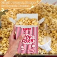 thumbnail image 4 of Close-Top Cardboard Popcorn Boxes,QZS Paper Popcorn Boxes,20pcs Disposable Snack Containers,Movie Night Supplies for Party, 4 of 6