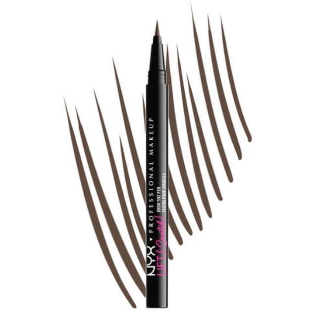 Bolígrafo para cejas NYX Lift & Snatch! Marrón ceniza