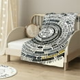 thumbnail image 2 of RUIYC Friends Bubbles Throw Blanket - Measures 50 x inches - Resistant Super Soft Bedding White, 2 of 6