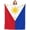 Black3, variant on Philippine Flag Throw Blanket Filipino Philippines Lightweight Bed Throws Flannel Blanket for Sofa Couch Bed Home Decor, Super Cozy and Comfy