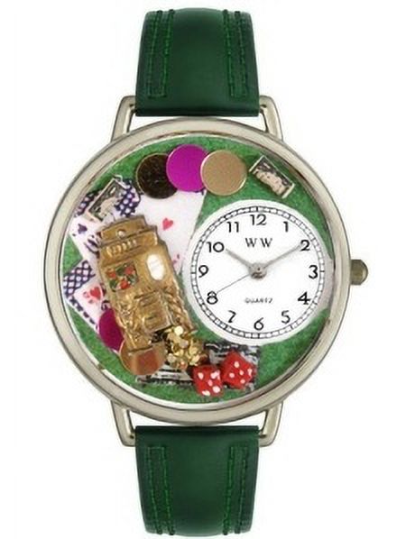 Casino Watch in Silver (Large)