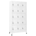 thumbnail image 1 of vidaXL Locker Cabinet Light Grey 90x40x180 cm Steel, 1 of 5