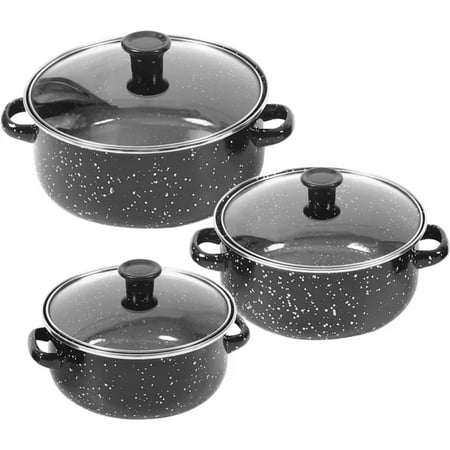 

NZISNG Enchanting vintage-inspired mini enamel saucepan with ergonomic handle - a delightful essential for creating traditional culinary masterpieces on the stove top in any home setting.