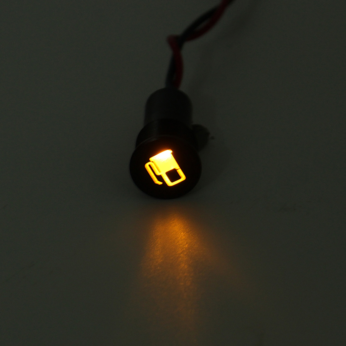 12V 24V 10mm Waterproof Ultra Bright Metal Lamp Bulb LED Dash Panel