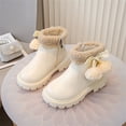thumbnail image 2 of YMUQEIGH Girls Winter Boots Fashion Fur Lined Lightweight Warm Snow Boots Princess Warm Winter Shoes for Girls, 2 of 7