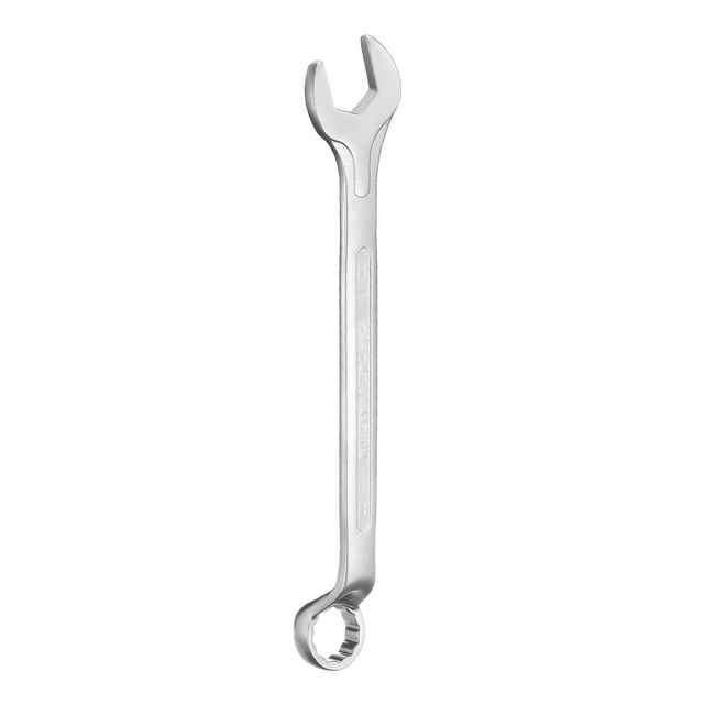 Uxcell Combination Wrench Offset 22mm 75-Degree 12-Point Box End and 15° Angled Open End Metric CR-V Steel Nickel Plated Multi-function Spanners for Mechanics DIY Enthusiasts