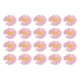 thumbnail image 1 of Parche bordado de flores Uxcell, 20 piezas, parche de reparación para coser en decoración de ropa, rosa 1.46"L x 1.42"W, 1 of 6
