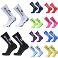 thumbnail image 2 of Outdoor Sports Running Socks Stretch Socks Athletic Football Soccer Socks Anti Slip Socks with Grips, 2 of 5