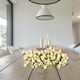thumbnail image 5 of Billuyoard 2 uds plantas de flores artificiales valla de piquete decoración de maceta para esquina de pared de Flores artificiales champán Billuyoard HA9026-02B, 5 of 6