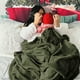 thumbnail image 5 of Manta polar para cama, color verde oliva, 300 g/m², 130 x 150 cm, 5 of 8