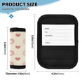 thumbnail image 2 of Luggage Handle Wrap for Suitcase 2 Pack Luggage Tag Identifiers for Travel Accessories Heart and Circle, 2 of 6