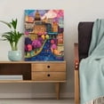 thumbnail image 5 of Cityscape Canvas Wall Art/Decorative Painting，Suitable for Living Room，Office，Hallway，Dining Room Decoration., 5 of 8