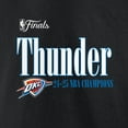 thumbnail image 5 of Men's Fanatics  Black Oklahoma City Thunder 2025 NBA Finals Champions Open Shot Pullover Hoodie, 5 of 7